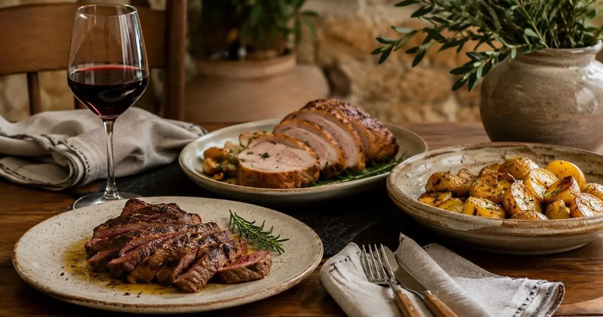 Rotwein zu Fleisch: Das Gericht bestimmt mehr als das Fleisch Rotwein zu Fleisch